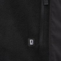 Brandit Fleecejacket Ripstop - Black - M