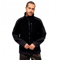 Brandit Fleecejacket Ripstop - Black - 4XL