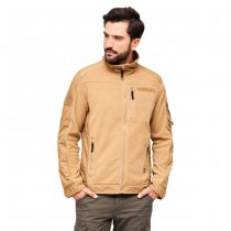 Brandit Fleecejacket Ripstop - Camel - 3XL