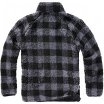 Brandit Teddyfleece Jacket - Black / Grey - XL