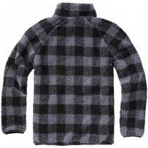 Brandit Teddyfleece Troyer - Black / Grey - 2XL