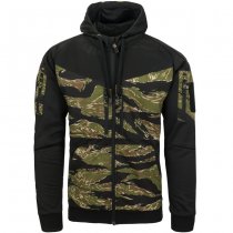 Helikon-Tex Rogue Tactical Hoodie FullZip - Black / Desert Night Camo - L