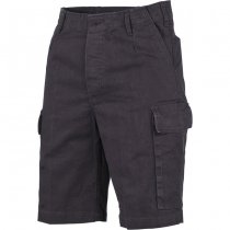 MFH BW Moleskin Bermuda Shorts - Black Stonewashed - 2XL