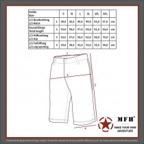 MFH BW Bermuda Shorts Side Pockets  - AT Digital - L