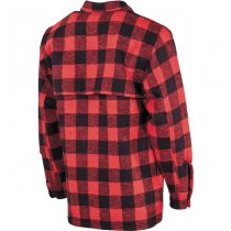 FoxOutdoor Lumberjack Shirt - Red & Black Plaid - 2XL