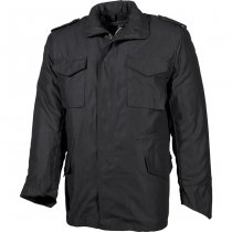 MFH US Field Jacket M65 Lined - Black - 4XL