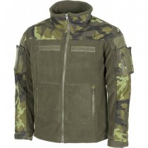 MFHProfessional COMBAT Fleece Jacket - M95 CZ Camo - 3XL