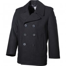 MFH US Pea Coat - Black - XXL