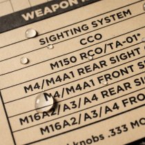 Rite in the Rain All-Weather 25m Multipurpose Zeroing Target - Universal MOA - 100 Pack