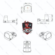 Vector Optics Frenzy-S 1x17x24 MOS Multi Reticle - Black