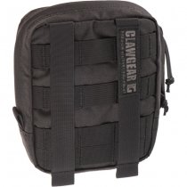 Clawgear Medium Vertical Utility Pouch Zipped Core - Black