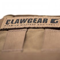 Clawgear Medium Vertical Utility Pouch Zipped Core - Coyote