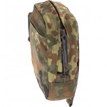 Clawgear Medium Vertical Utility Pouch Zipped Core - Flecktarn