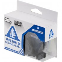 UTG Leapers Accu-Sync QR 30mm High Profile Rings - Black