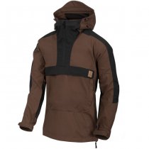 Helikon-Tex Woodsman Anorak Jacket - Earth Brown / Black B - 3XL