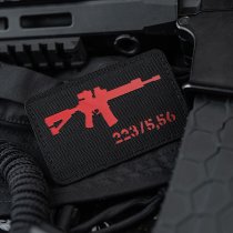 M-Tac AR-15 223/5.56 Laser Cut Patch - Red