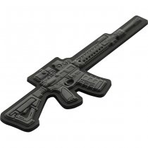 M-Tac AR-15 3D Rubber Patch - Dark Gray