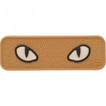 M-Tac Cat Eyes 3D Rubber Patch GID - Coyote