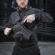 M-Tac Cross Bag Slim Elite Hex - Black