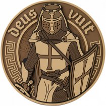 M-Tac Deus Vult 3D Rubber Patch - Coyote