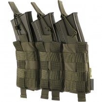 M-Tac Elastic Triple Magazine Pouch Elite - Ranger Green