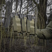 M-Tac Elastic Triple Magazine Pouch Elite - Ranger Green