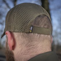 M-Tac Mesh Flex Ripstop Baseball Cap - Dark Olive - L/XL