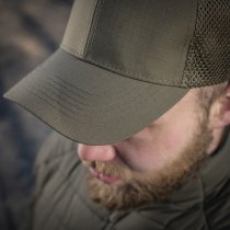 M-Tac Mesh Flex Ripstop Baseball Cap - Dark Olive - L/XL