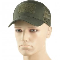 M-Tac Mesh Flex Ripstop Baseball Cap Velcro - Army Olive - S/M