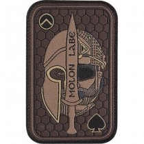 M-Tac Molon Labe Ace Woven Patch - Coyote