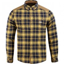 M-Tac Redneck Shirt - Navy Blue / Yellow - S - Long