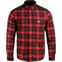 M-Tac Redneck Shirt - Red / Black - L - Long