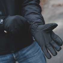 M-Tac Thinsulate Soft Shell Gloves - Black - L