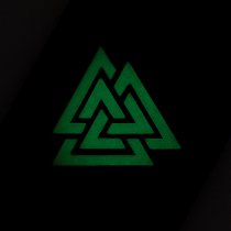 M-Tac Valknut Laser Cut Patch - Glow in the Dark