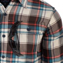 Helikon-Tex Greyman Shirt Nylon Sorona Blend - Coral Crimson Checkered - L