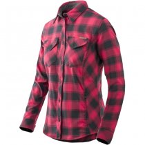 Helikon-Tex Marigold Woman's Shirt - Coral Crimson Checkered