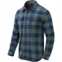 Helikon-Tex Greyman Shirt Nylon Sorona Blend - Moss Green Checkered - 2XL