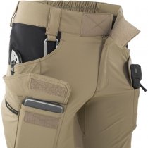 Helikon-Tex Women's OTS Outdoor Tactical Shorts 8.5 - Khaki / Black - S