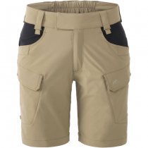 Helikon-Tex Women's OTS Outdoor Tactical Shorts 8.5 - Black / Shadow Grey - L