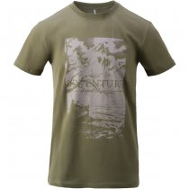 Helikon-Tex T-Shirt Adventure Is Out There - Dark Azure - M