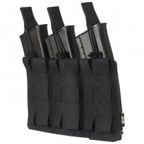 M-Tac Elastic Triple Magazine Pouch Elite Laser Cut - Black