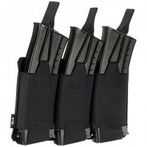 M-Tac Elastic Triple Magazine Pouch Elite Laser Cut - Black